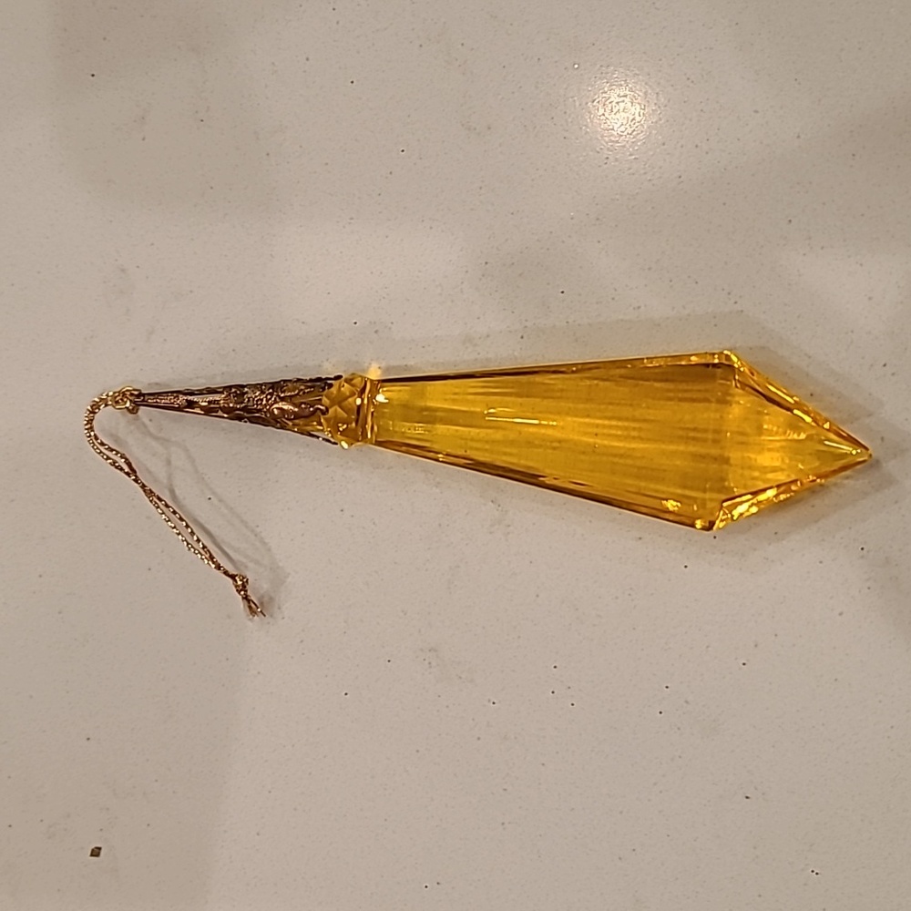 Gorgeous Yellow Ornament